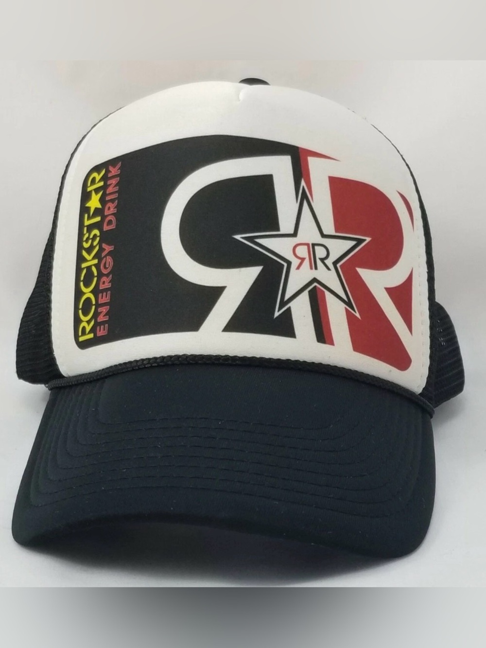 🖤❤️ Rockstar Energy Drink Trucker Snapback Hat❤️🖤VEUC